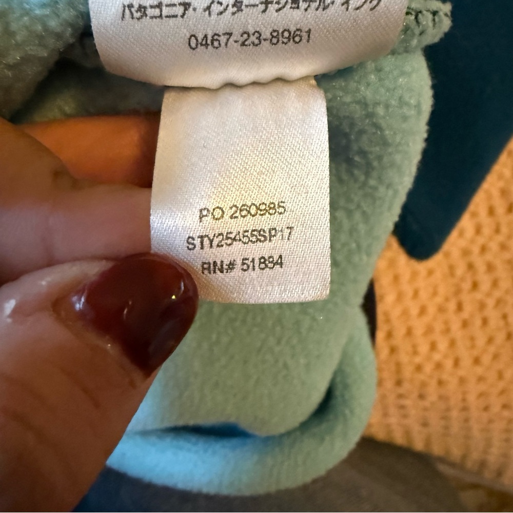 Patagonia Two Toned Fleece Pullover Synchilla Snap Style - Picture 6 of 10